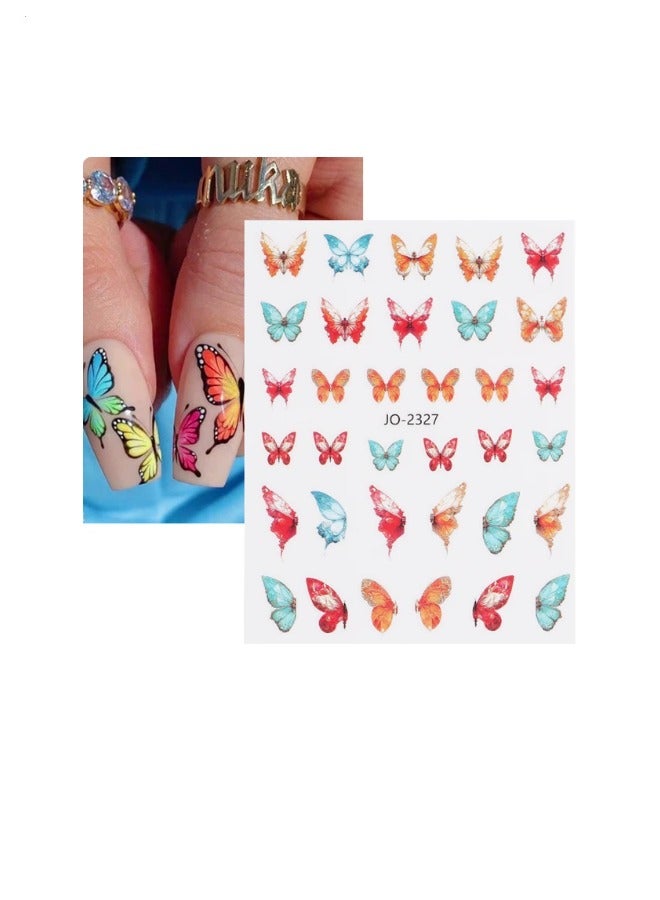 مجموعة ملصقات الأظافر