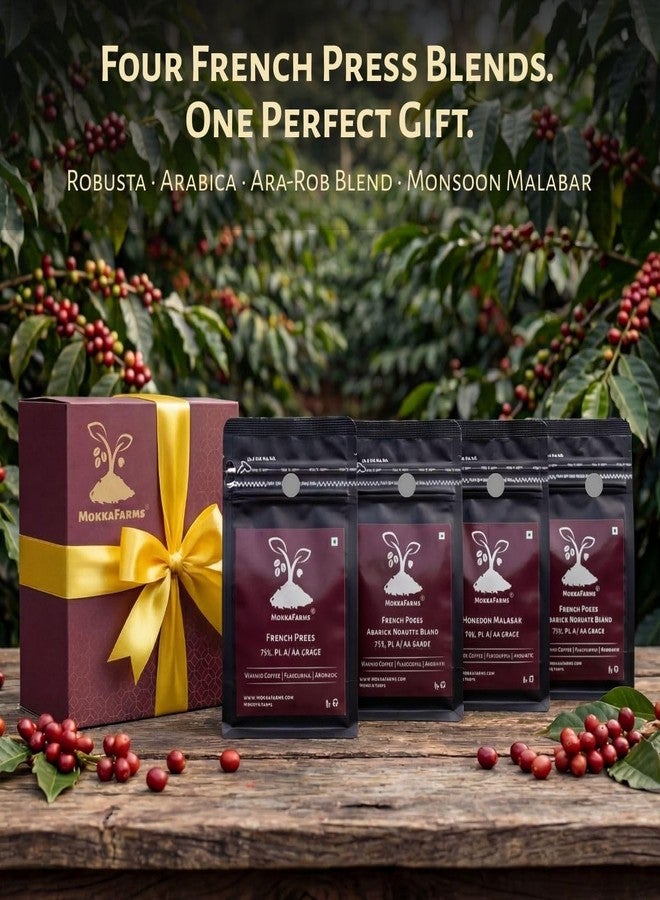 MOKKAFARMS صندوق هدايا قهوة موكا فارمز | سلة هدايا قهوة فاخرة مختارة بعناية | صديقة للبيئة، مستدامة، ومثالية لأعياد الميلاد، والمهرجانات، وهدايا الشركات (صندوق هدايا رقم 8) - Image 2