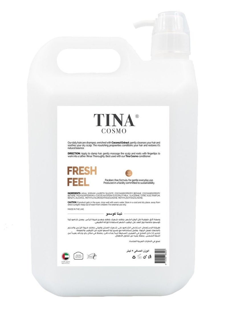 Tina Cosmo Coconut Fresh Feel Shampoo  - Image 2