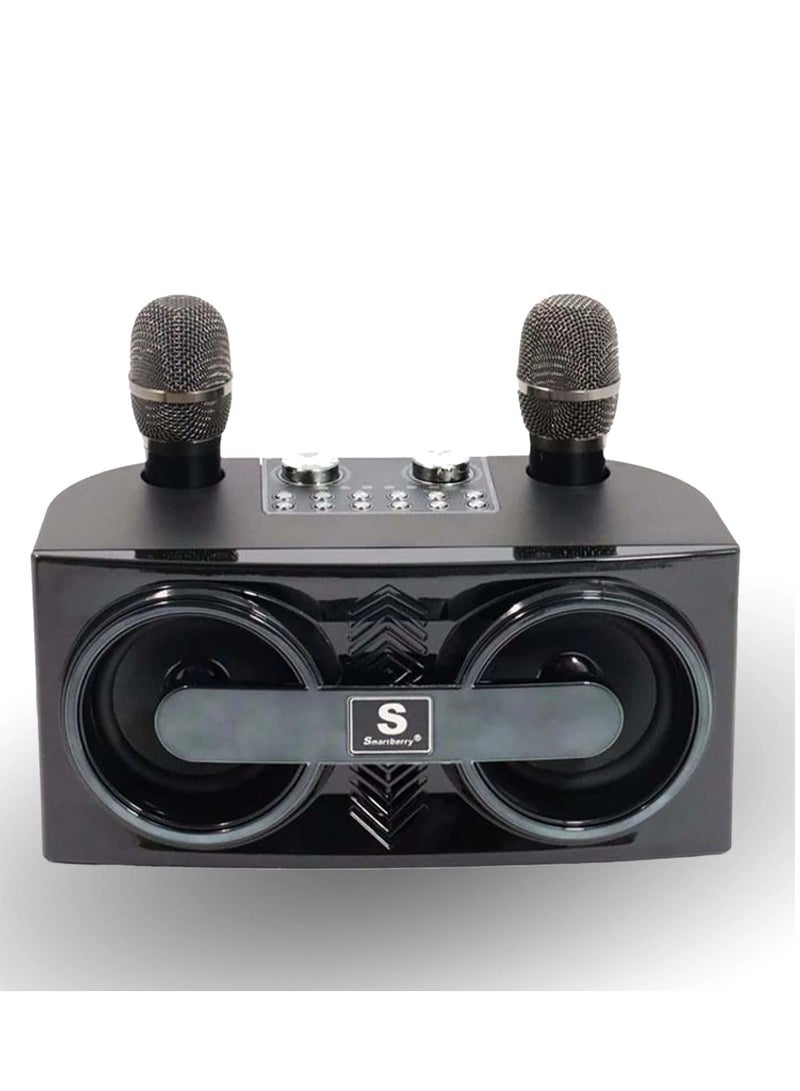 Smart Berry M25 Karaoke Speaker Bluetooth Wireless Mic - Image 1