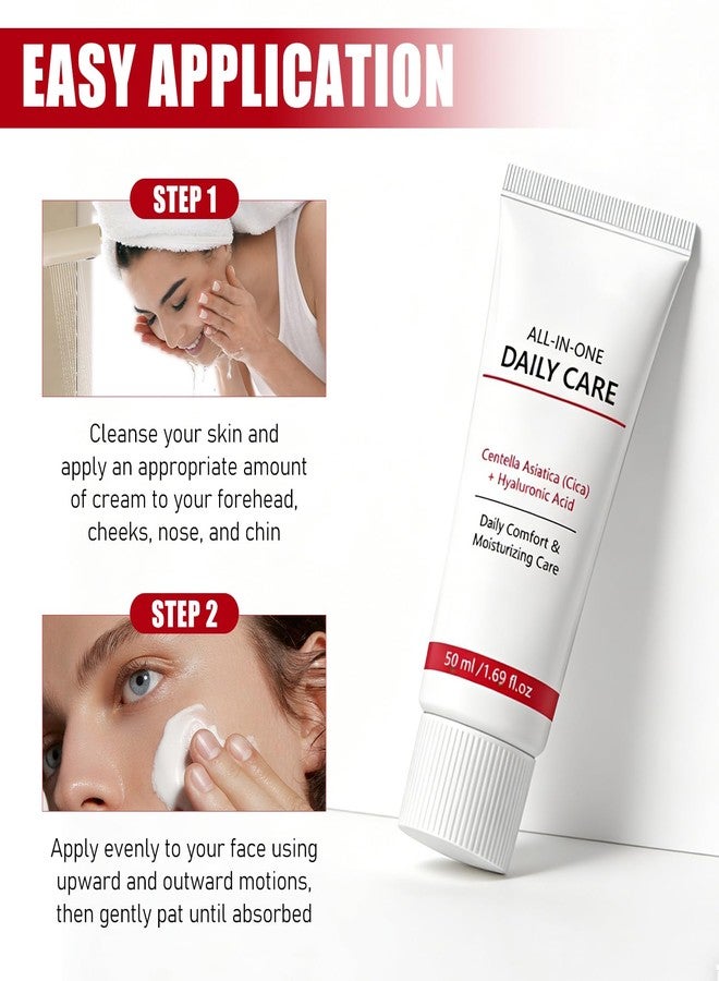 rexibuz 2Pcs All-In-One Time Cream Reversing, Deeply Moisturizes with Centella Collagen & Hyaluronic Acid,Firms & Reduces Wrinkles, Reverse Cream For All Skin - Image 3