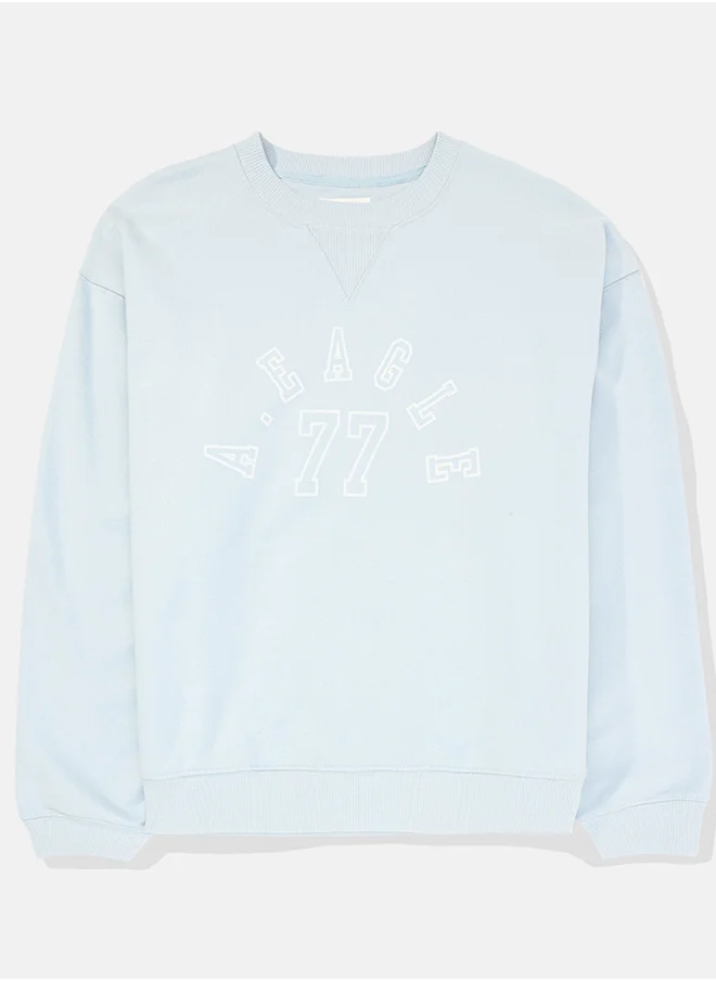 امريكان ايجل Graphic Crew Neck Sweatshirt
