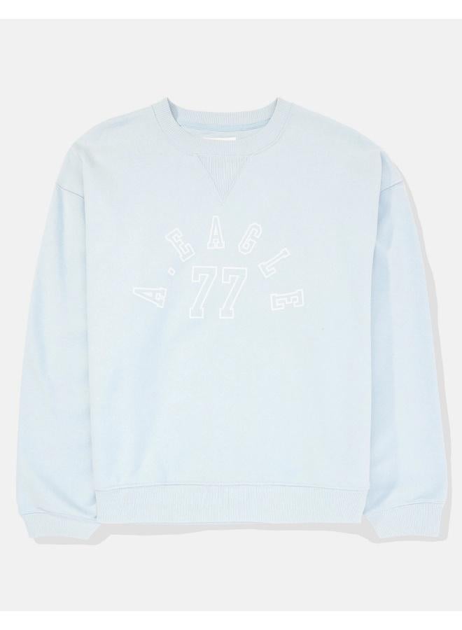 American Eagle Graphic Crew Neck Sweatshirt  - Image 3
