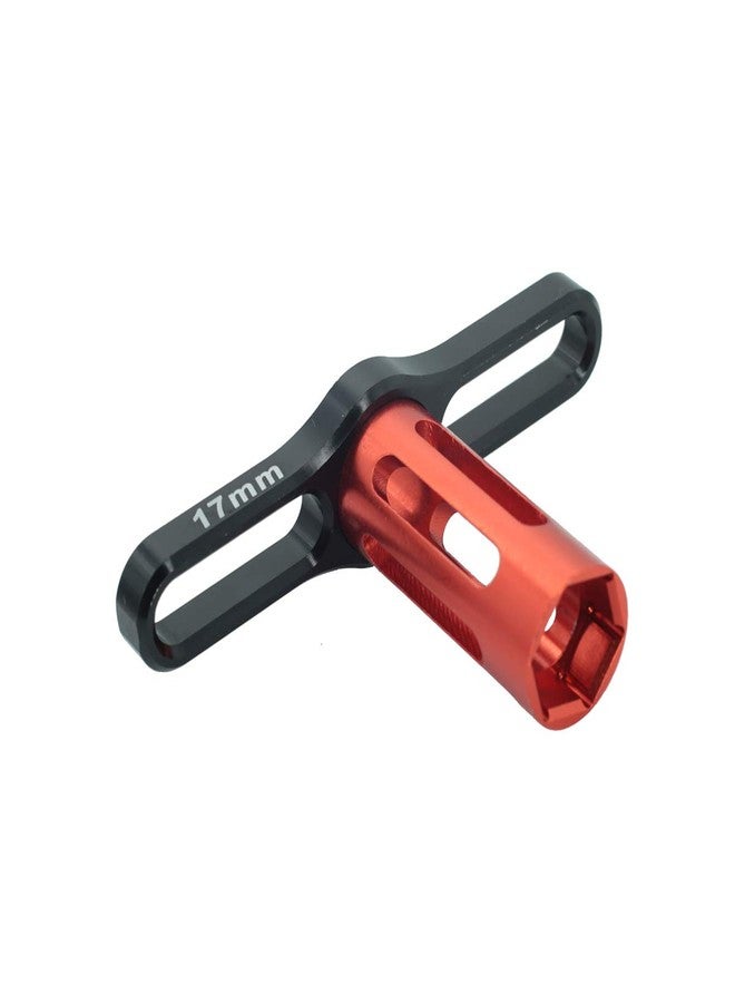 DEVMO 17mm HEX Nuts Installation Tools Sleeve for HSP RC 1/8 Buggy Car Tires Tyre Wheel Rim (Red) - Image 2