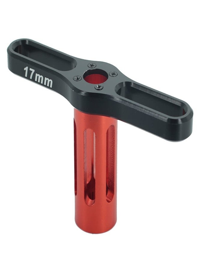 DEVMO 17mm HEX Nuts Installation Tools Sleeve for HSP RC 1/8 Buggy Car Tires Tyre Wheel Rim (Red) - Image 1