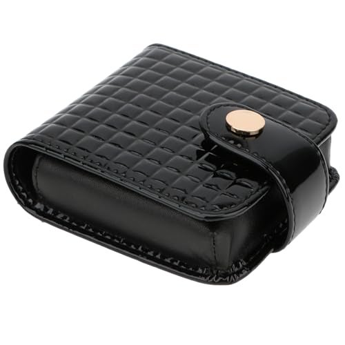 kilofly Genuine Leather Double Lipstick Case Cosmetic Makeup Holder + Gift Box - Image 1