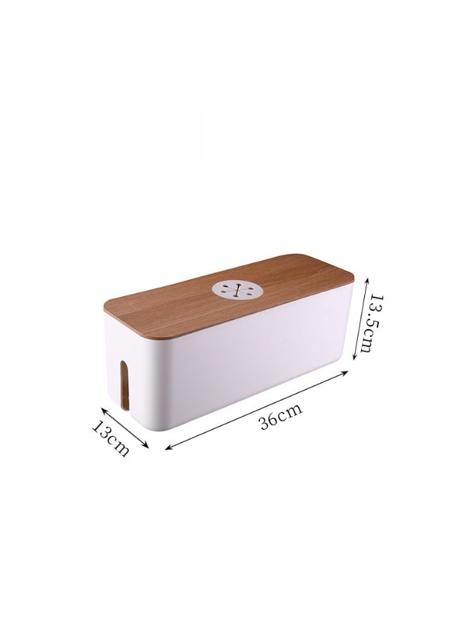 Cable Management Storage Box – Home Wire Organizer for Power Strips & Cords, Clean Desk & Household Cable Solution - Image 2