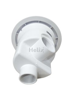 Helix Helix Swimming Pool Round Anti Suction Main Drain Cover Full Body Side 2 inch Bottom 1.5 Inch Internal Thread Connection, Underwater Jali & Durable Floor Rapid Outflow System  - Image 4