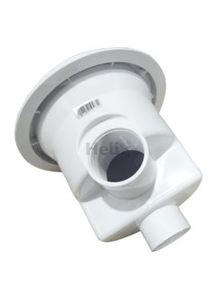 Helix Helix Swimming Pool Round Anti Suction Main Drain Cover Full Body Side 2 inch Bottom 1.5 Inch Internal Thread Connection, Underwater Jali & Durable Floor Rapid Outflow System  - Image 2