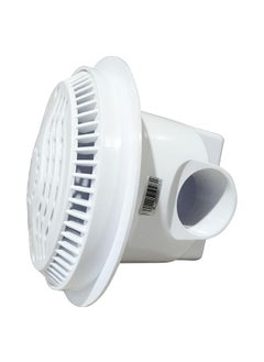 Helix Helix Swimming Pool Round Anti Suction Main Drain Cover Full Body Side 2 inch Bottom 1.5 Inch Internal Thread Connection, Underwater Jali & Durable Floor Rapid Outflow System  - Image 1