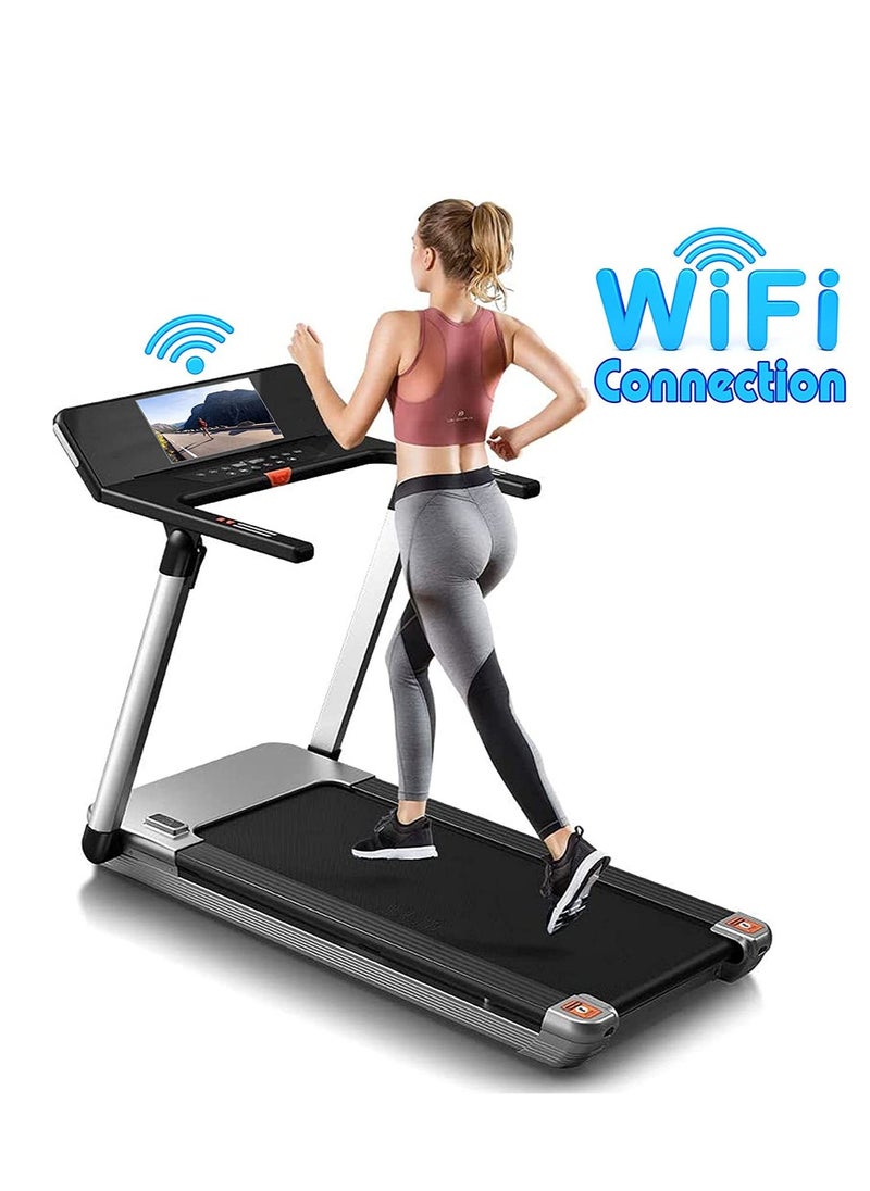 SkyLand - 4.0 HP Fitness Treadmill Machine| Running Treadmill With Large TFT Display, Bluetooth Speaker & Wifi Connectivity For Home Use - Image 1