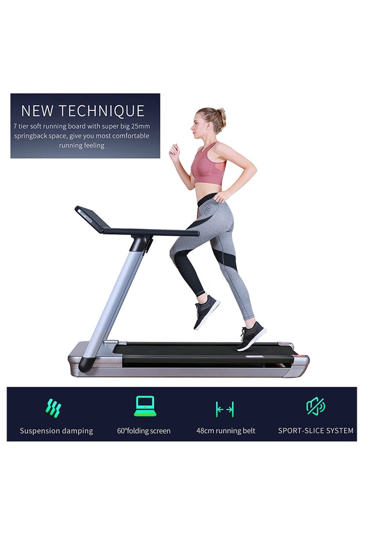 SkyLand - 4.0 HP Fitness Treadmill Machine| Running Treadmill With Large TFT Display, Bluetooth Speaker & Wifi Connectivity For Home Use - Image 1