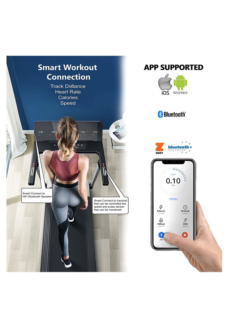 SkyLand - 4.0 HP Fitness Treadmill Machine| Running Treadmill With Large TFT Display, Bluetooth Speaker & Wifi Connectivity For Home Use - Image 1