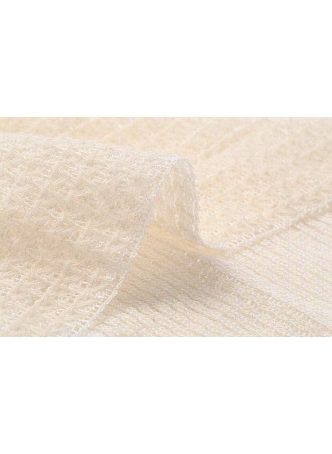 Terra Distribution - Exfoliating Washcloth [Made In Japan] Shower Back Scrubber Plantbased Loofah (Organic Cotton) - Image 1