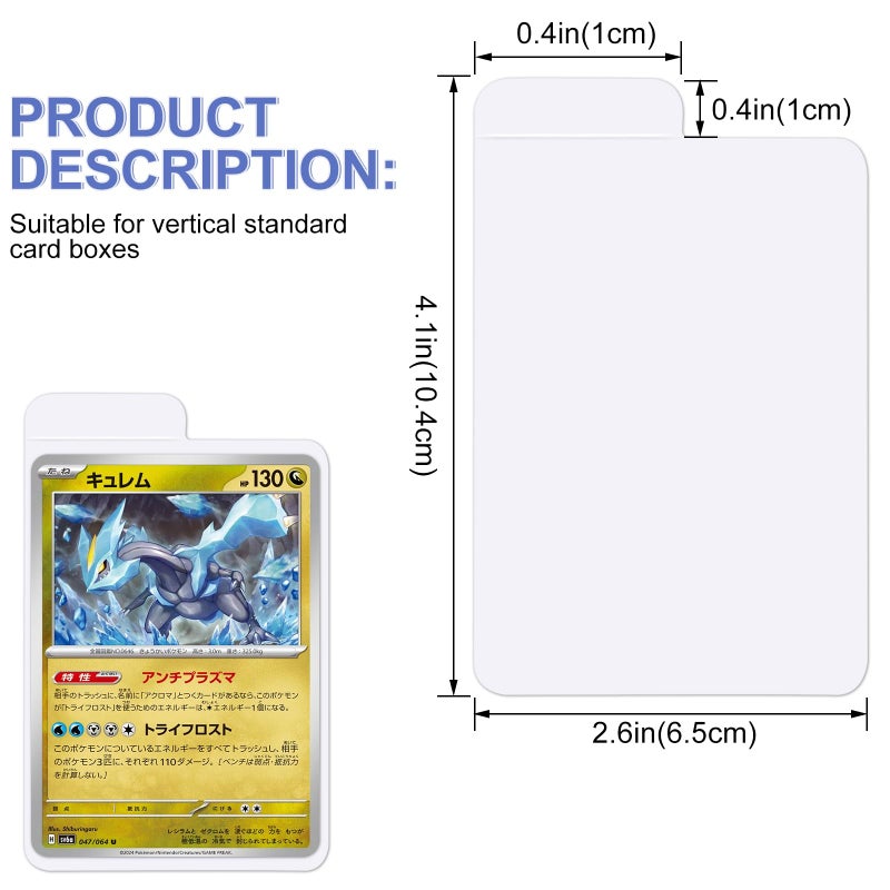 Guirnd 198PCS Trading Card Dividers, Paper Card Dividers, Standard Vertical Card Divider for MTG/Sports/Games Card Categorization and Management - White - Image 2