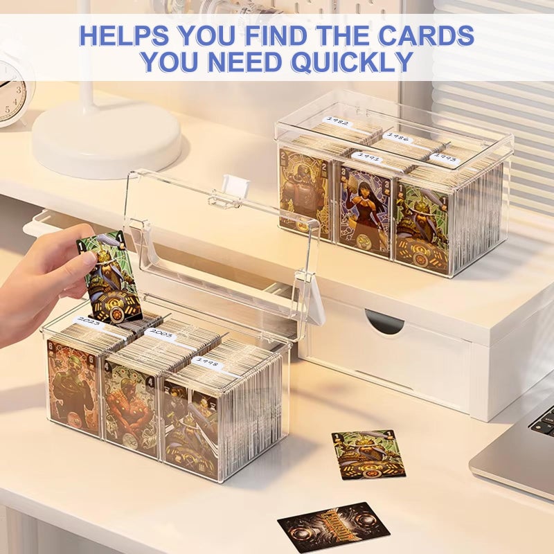 Guirnd 198PCS Trading Card Dividers, Paper Card Dividers, Standard Vertical Card Divider for MTG/Sports/Games Card Categorization and Management - White - Image 5