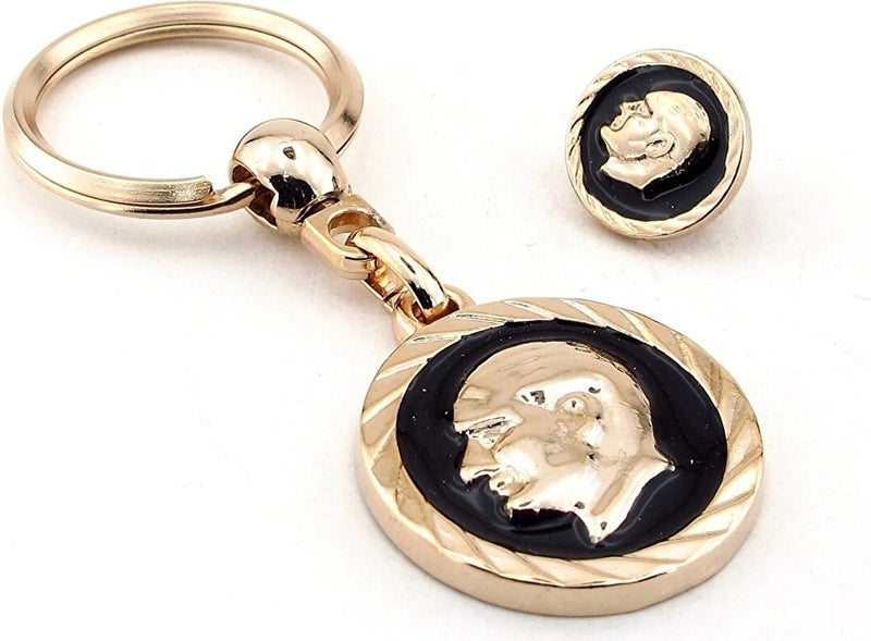 Everything Note Mustafa Kemal Atatürk Metal Keychain Badge