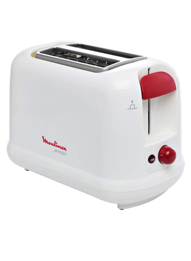 مولينكس محمصة خبز برينسبيو بفتحتين 850 W LT160127 أبيض - Image 1