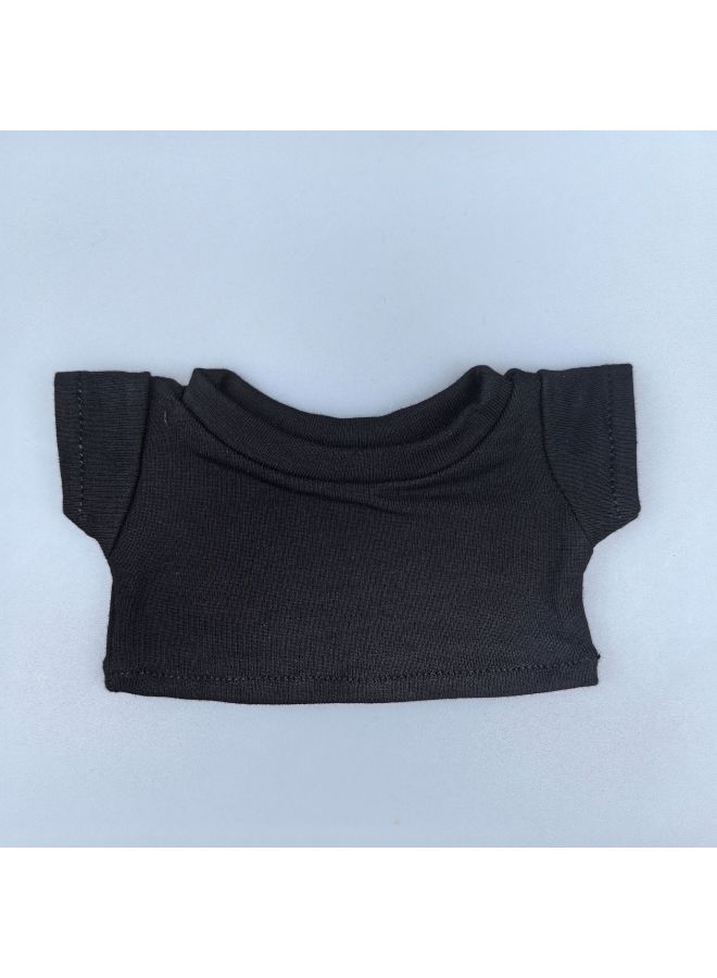 Doll Clothes 10/40cm20cm Cotton Doll Short Sleeve T-shirt Doll Doll Clothes Can Add LOGO Pattern-Specifications:10cm Starfish Body Wear-Color:Purple T-shirt  - Image 4