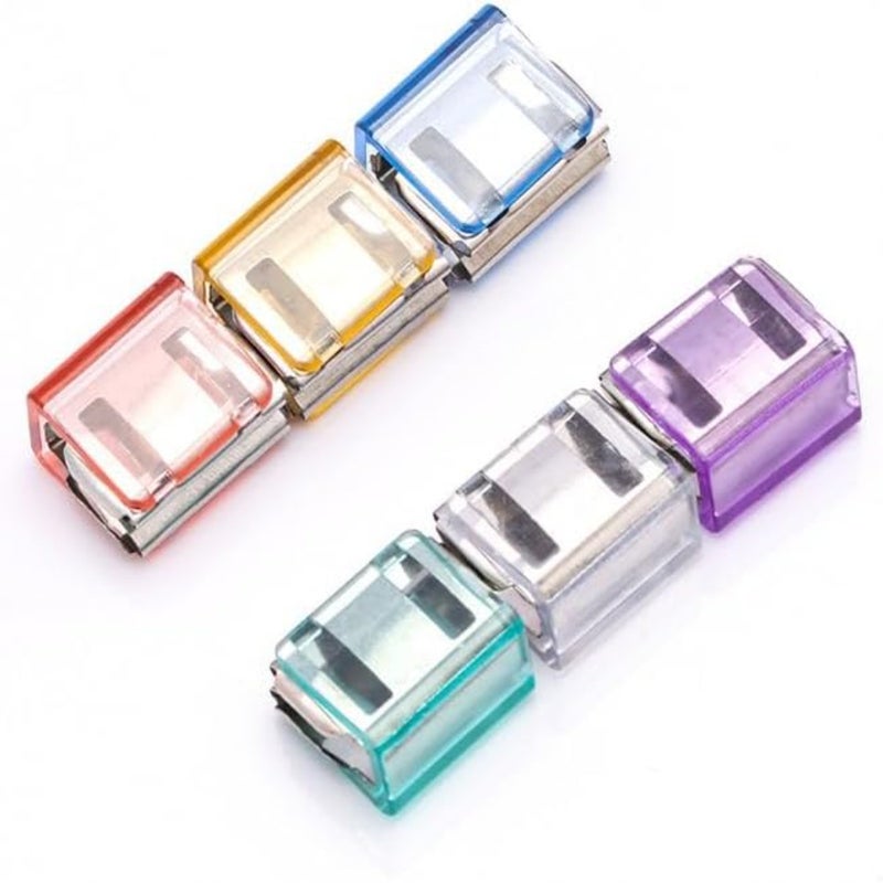 Magic Trouser Clips 6-Piece Multicolor Set - Instant No-Sew Length Adjuster Compact One-Hand Operation Clip for Growing Kids Home Travel Style Experiments - Image 2