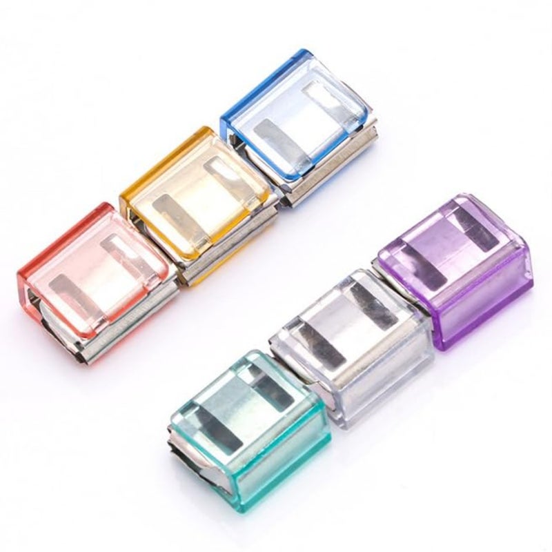 Magic Trouser Clips 6-Piece Multicolor Set - Instant No-Sew Length Adjuster Compact One-Hand Operation Clip for Growing Kids Home Travel Style Experiments - Image 1