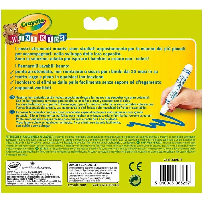 Crayola Mini Kids First Markers – 12 Colors - Image 2