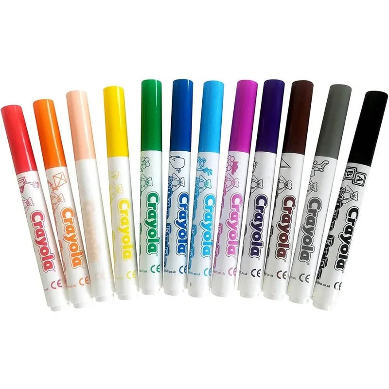 Crayola Mini Kids First Markers – 12 Colors - Image 3