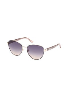 GUESS Women's UV Protection Round Sunglasses - GU0010120B55 - Lens Size: 55 Mm  - Image 1