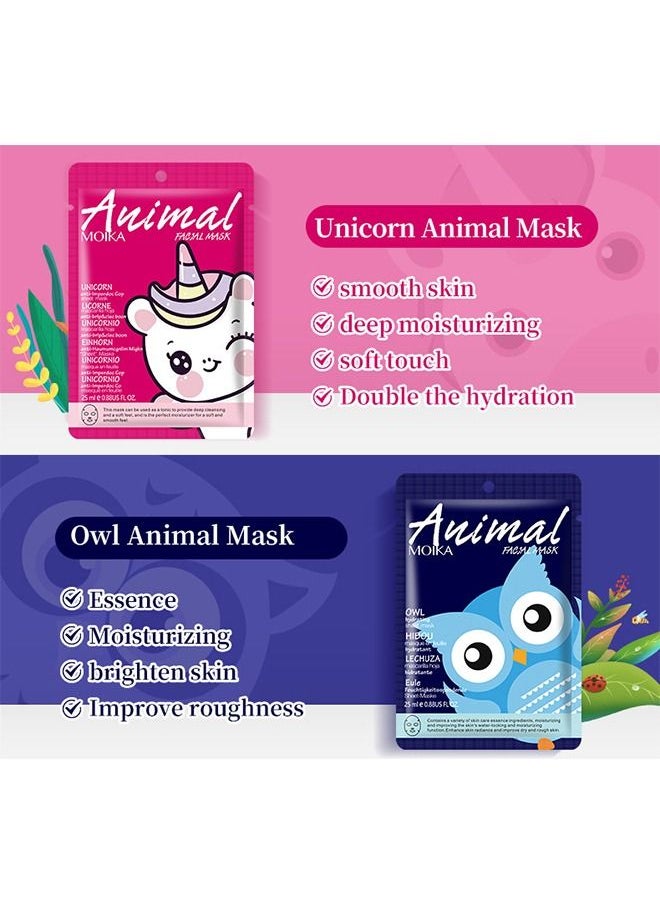 MOIKA - 8-Piece Natural Sheet Masks - Arbutin Facial Mask - Facial Skincare - Treatment Mask - Home SPA - Anti-Aging - Moisturizing - for All Skin Types - 25mL - Image 1