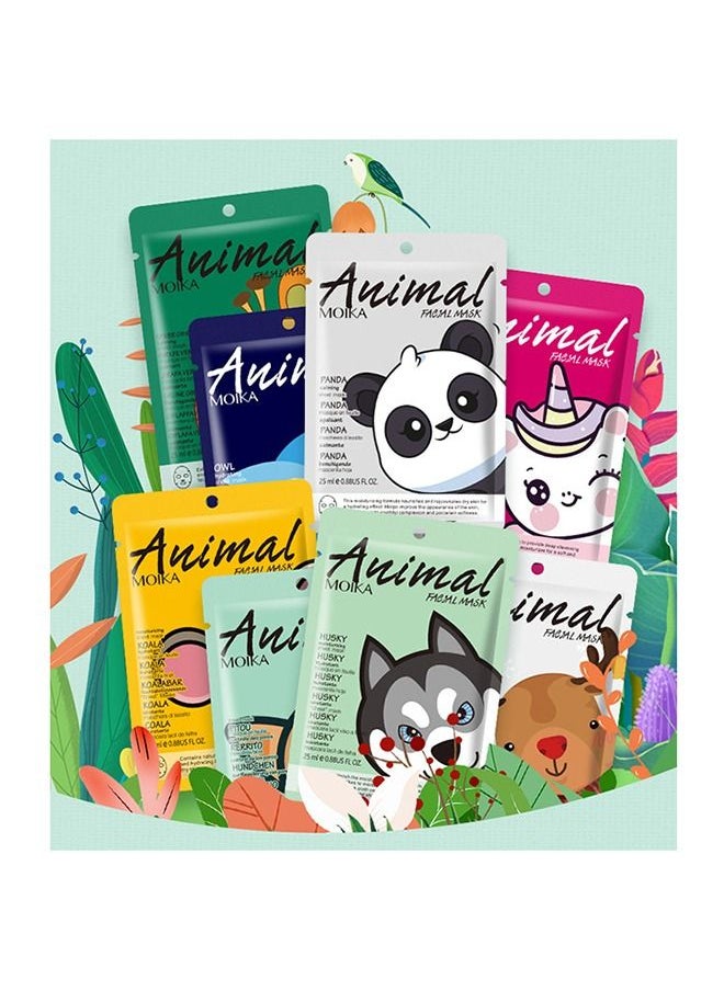 MOIKA - 8-Piece Natural Sheet Masks - Arbutin Facial Mask - Facial Skincare - Treatment Mask - Home SPA - Anti-Aging - Moisturizing - for All Skin Types - 25mL - Image 1