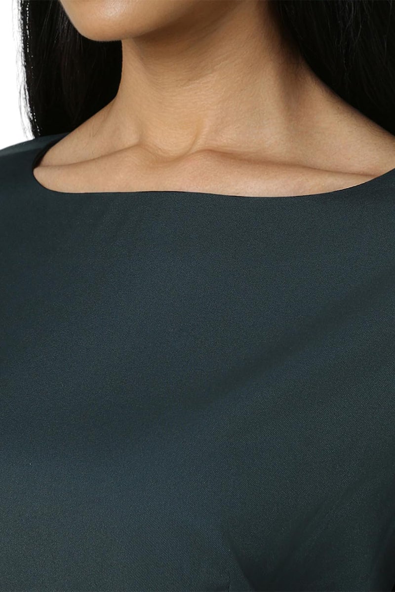 Van Heusen_Womens__Dress_(VWDRCRGFP86180_Dark Green_S) - Image 4