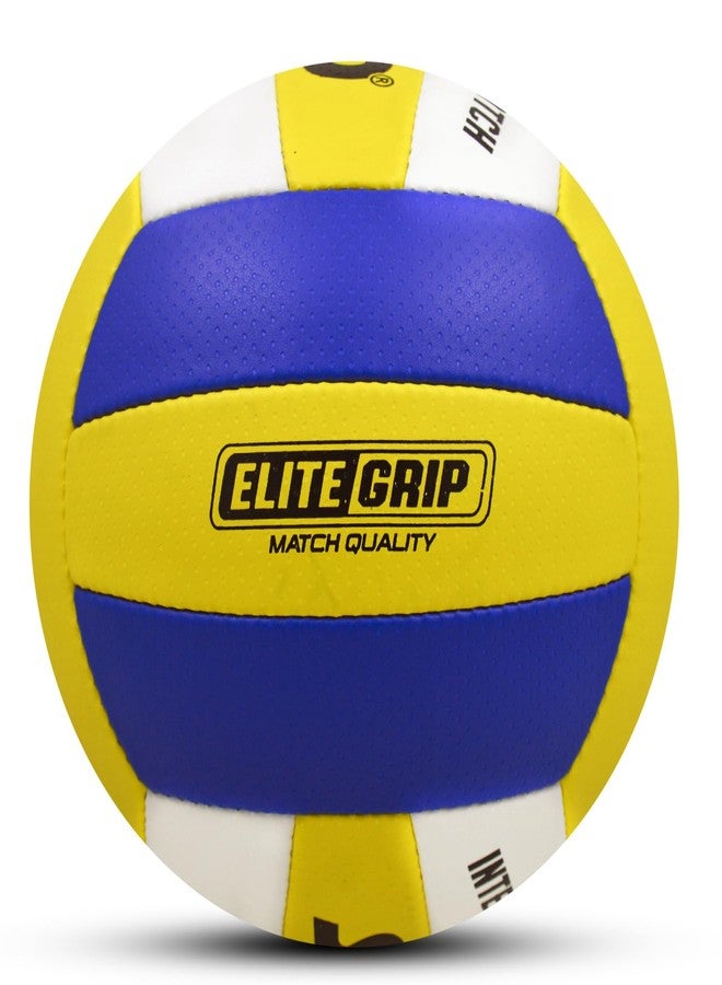 Synco Ultra PU Volleyball Size 4 | Soft Touch Hand Stitched Volleyball Ball for Training & Match Practice | 18 Panel Indoor Outdoor Volley Ball for Youth & Adults - Image 2