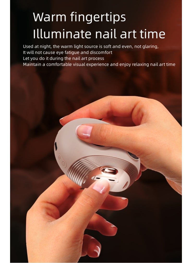 السلامة الكهربائية الأظافر مقطع مع ضوء LED مع مخلفات الأظافر التخزين، معدات الفن الأظافر، نوع-C قابلة لإعادة الشحن السلامة الأظافر مقطع للمولدين حديثي الولادة والرضيع والطفل والطفل الصغير والأطفال والكبار والمسنين - Image 5