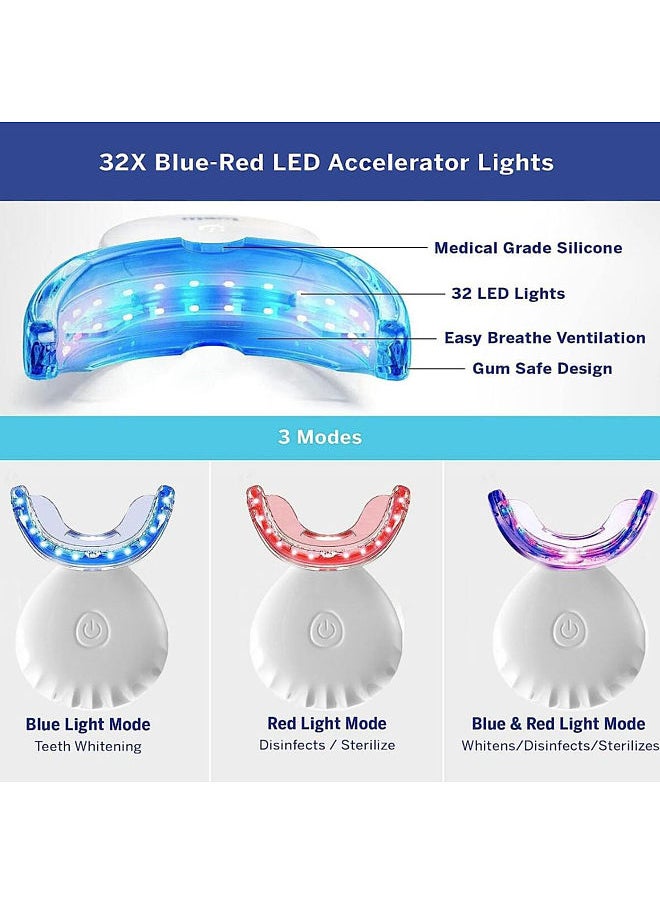 Generic - LED Teeth Whitening Device Portable Teeth Whitening Machine 3 Modes - Red/Blue/Red Blue Light Magnetic Charging - Image 1