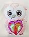 Ty Beanie Boo Whisper The Owl with Heart for Valentines 20266 - Image 2