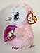 Ty Beanie Boo Whisper The Owl with Heart for Valentines 20266 - Image 4