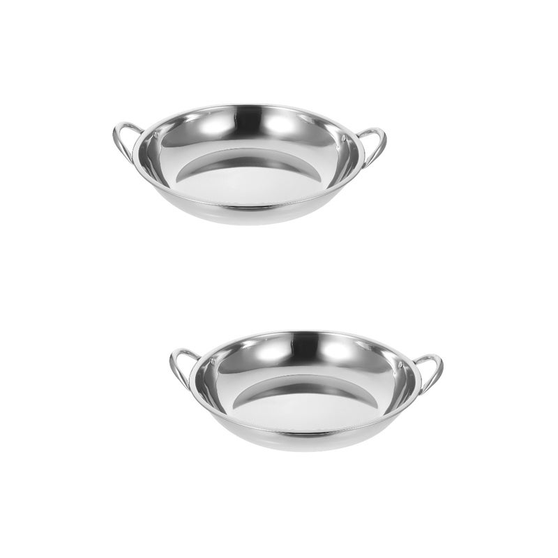 🍳 قدر طهي من الفولاذ المقاوم للصدأ للمطبخ والمنزل والمطاعم 39 5x28 8 سم مقاوم للحرارة ومتعدد الاستخدامات - Image 1