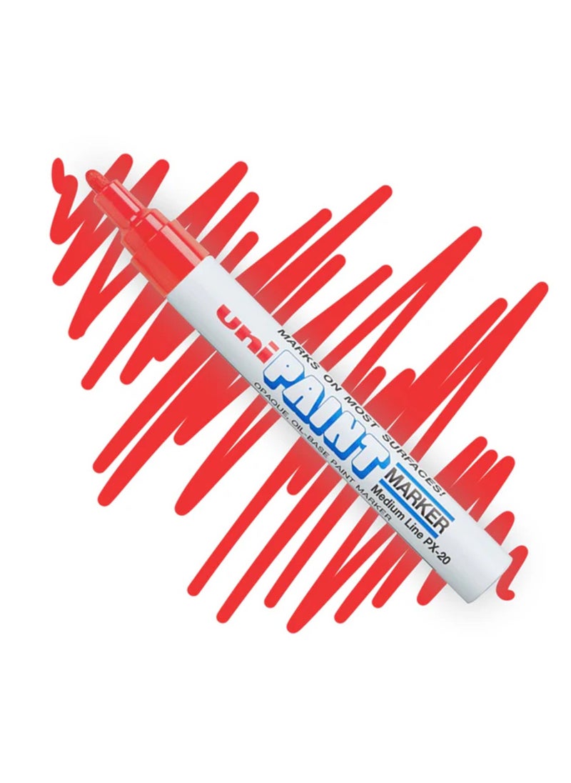 Uniball 1-Piece Medium Bullet Tip Marker Red Ink  - Image 1