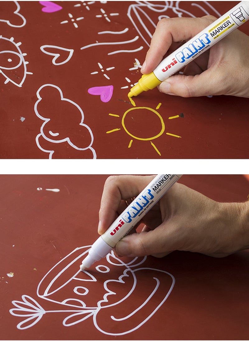 Uniball - 1-Piece Medium Bullet Tip Marker Red Ink - Image 1