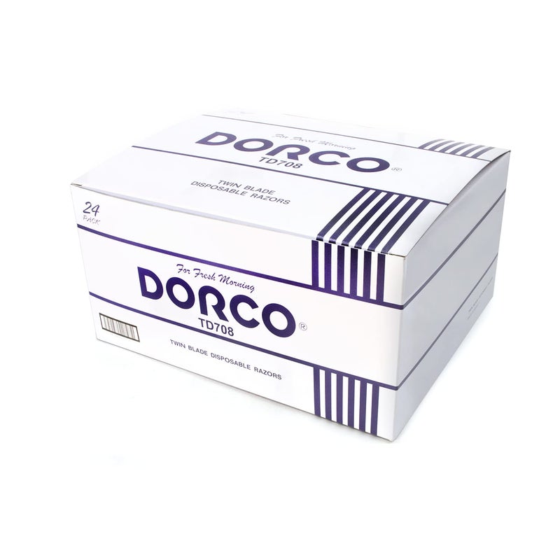 Dorco Fresh Twin Blade Disposable Razors for Men (240 Counts), Smooth & Comfortable Shave, Shaving Razors for Men, Non-Slip Handle, Ideal for Sensitive Skin & Travel - Image 3