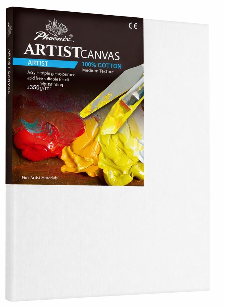 Phoenix Canvas white square 30*30 cm cotton 350 gm - Image 1