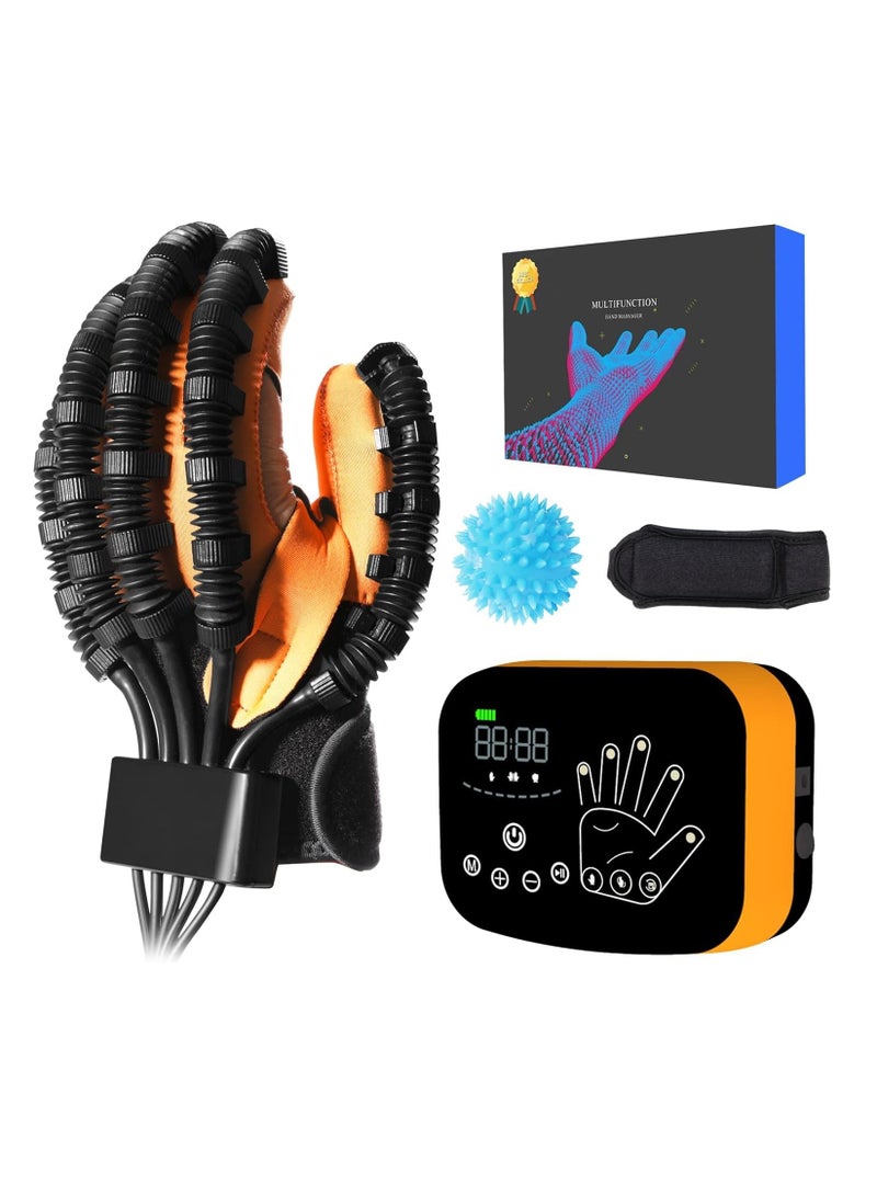 SYOSI قفازات روبوتية لإعادة التأهيل لاستعادة الحركة بعد السكتة الدماغية، جهاز تدريب اليد لمرضى الشلل النصفي، تقويم الأصابع - تخفيف طويل الأمد من تشنجات الأصابع - Image 1