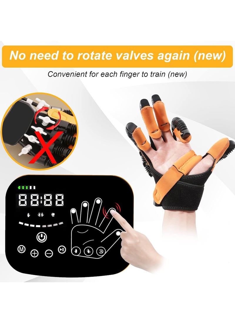 SYOSI قفازات روبوتية لإعادة التأهيل لاستعادة الحركة بعد السكتة الدماغية، جهاز تدريب اليد لمرضى الشلل النصفي، تقويم الأصابع - تخفيف طويل الأمد من تشنجات الأصابع - Image 2