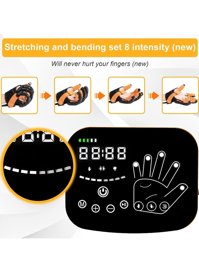 SYOSI قفازات روبوتية لإعادة التأهيل لاستعادة الحركة بعد السكتة الدماغية، جهاز تدريب اليد لمرضى الشلل النصفي، تقويم الأصابع - تخفيف طويل الأمد من تشنجات الأصابع - Image 3