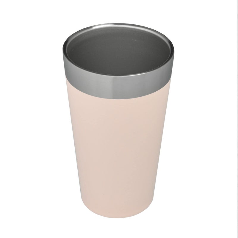 STANLEY Adventure Inulsated Stacking Beer Pint Glass, 16oz Stainless Steel Double Wall Rugged Metal Drinking Tumbler (Limestone)