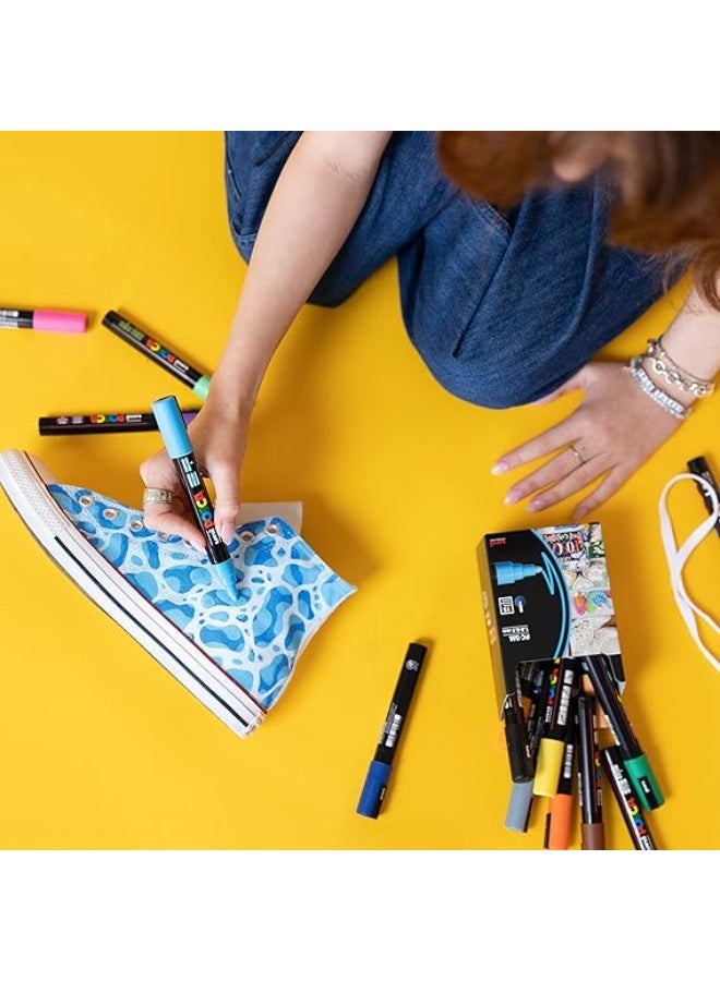 بوسكا مجموعة أقلام تلوين بوسكا، 8 ألوان، PC-3M ناعمة وناعمة - Image 4