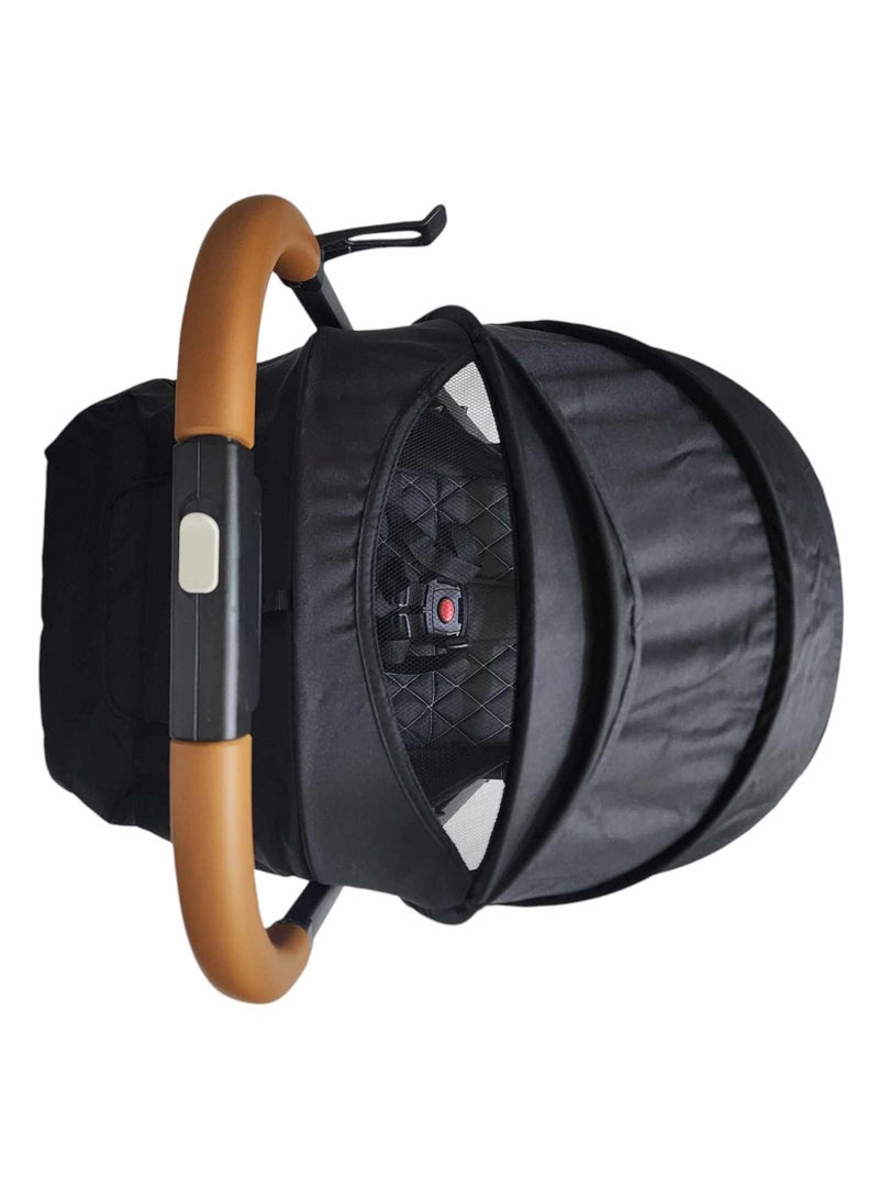 BABYCARA Ultra Lightweight Baby Stroller Gold Frame Compact Folding for Travel Cabin - Image 4