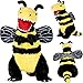 Randimals Plush Toy Stuffed Animal Mix Bee Tyrannosaurus Hybrid Stuffed Animals for Girls Boys Huggable Soft Animal Characters Cute Plushies Unique Toys for Discovery Adventure - Image 4