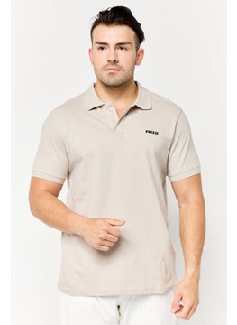 RBX Men Sportswear Fit Short Sleeve Outdoor Polo Shirt, Light Grey  - Image 1