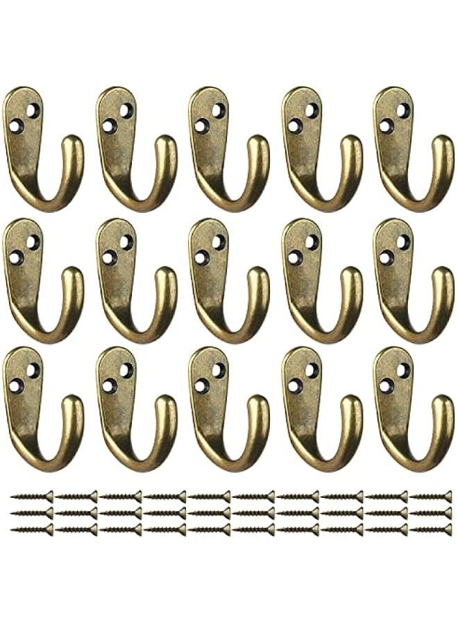 Zinc alloy coat hook single hook simple metal coat hook black key hook cabinet American country retro  - Image 2